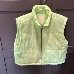 Thread & Supply Mint Green Quilted Vest